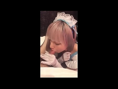 ❤️ Japanese Idol [mayuka], French maid costume, part 1, blowjob and jerk off with lotion ❌ Sluts at us